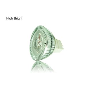 AC / DC 12V MR16 Led Bulb 3W 10000K For Architectural Lighting