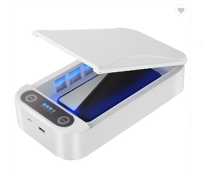 Buy cheap UV clean uvc desinfected cell phone sterilizer box with wireless charger from wholesalers