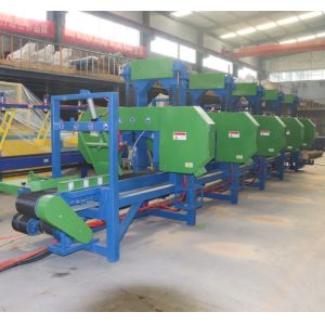 Buy cheap Multi Blade Sawmill Machine 2 3 4 5 6 Heads Horizontal Resaw Bandsaw from wholesalers