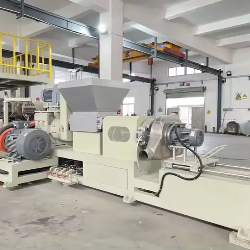 Buy cheap Single Screw Double Cone Extrusion Granulator Machine For Rubber And Plastic product