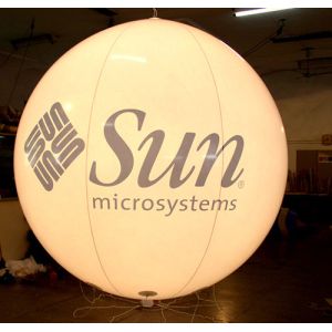 Buy cheap Customized design advertising inflatable balloon with light inside from wholesalers