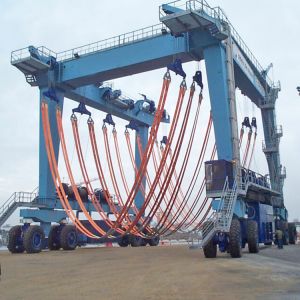 Buy cheap Double Girder Travel Lift Gantry Crane 30m Heavy Capacity 50Hz from wholesalers