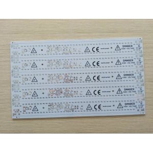 Quick Heat LED PCB Assembly Board 1-6OZ 1 Layer Copper Base 2-3.6mm Thickness