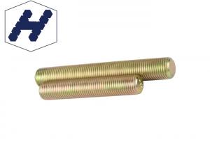 China Din975 Copper Threaded Rod Brass Metric Size 6mm Full Thread Stud on sale