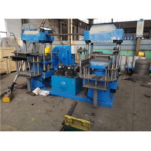 Double Set Rubber Vulcanizing Press Machine PLC Control Rubber Vulcanizer