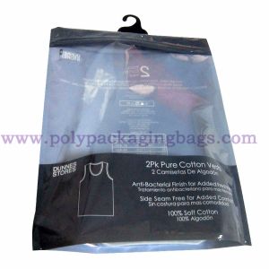 Buy cheap 60 Mircon OPP PET Poly Hanger Bag With Plastic Hook from wholesalers