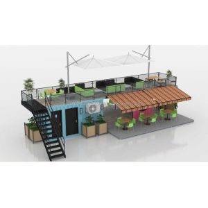 Buy cheap Galvanized Steel Square Tubes Custom 1 Bedroom Prefabricated Steel Container House Easy-to-Assemble Flat Pack Prefab Shop and Home from wholesalers