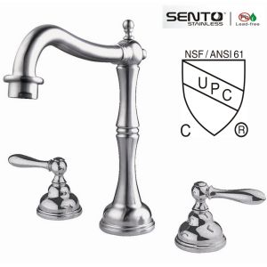 Buy cheap Classic style stainless steel basin mixer CUPC certificated from wholesalers