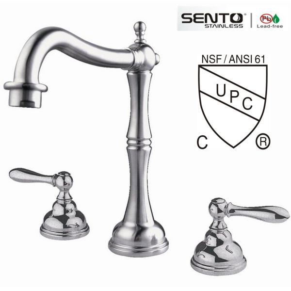 Quality Classic style stainless steel basin mixer CUPC certificated for sale