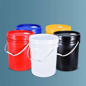 Buy cheap Customrized Logo 5 Gallon Plastic Bucket Pail Barrel For Paint Industry Packing Container from wholesalers