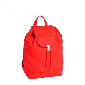 Blue/Red Plain Custom Logo Backpacks Light Weight School Book Carrier