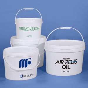 Buy cheap Heavy Duty Oval Polypropylene PP Recycled Plastic Buckets 6L OEM from wholesalers