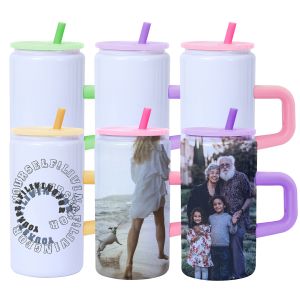 Buy cheap 16oz Sublimation Stainless Steel Mason Jar Double Vacuum Tumbler With Handle And from wholesalers