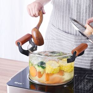 Buy cheap Double Ears 3L Clear High Borosilicate Glass Soup Pot from wholesalers