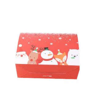 Buy cheap Recyclable Custom Gift Christmas Packaging Boxes With Handles PP Ropes from wholesalers
