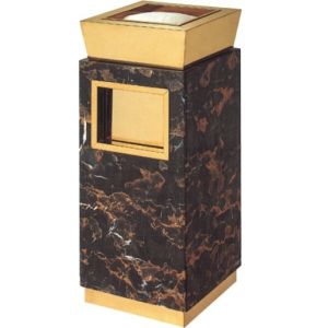 Buy cheap Marble Titanium Stand Up Ashtrays Suitable for Hotel lobby from wholesalers