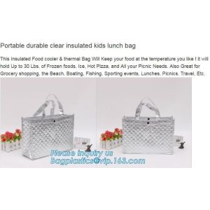 Buy cheap Easy Zip lockkk Closure - 100% Environmental Friendly - Waterproof & Easy Cleaning | Silver Color cool insulation bag BAGEAS from wholesalers