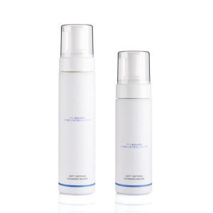 Buy cheap OEM Cosmetic Foam Pump Bottle Matte Finish 180ML 230ML Empty Cylinder from wholesalers