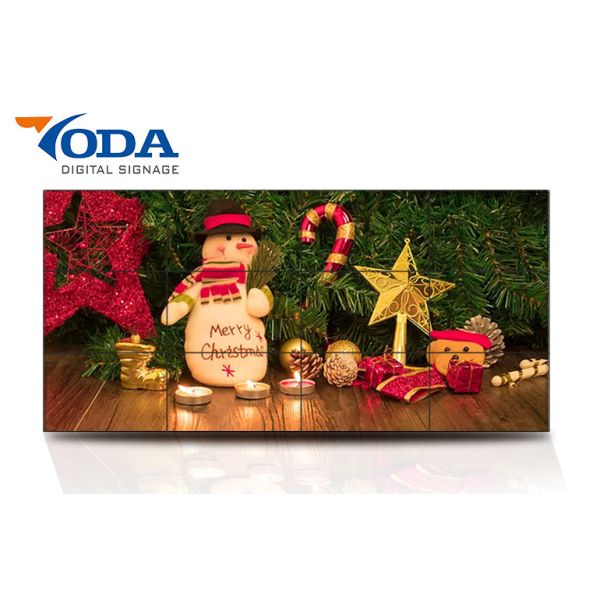 Quality 1.8mm Bezel 200W 350cd/m2 Lcd Advertising Video Wall for sale