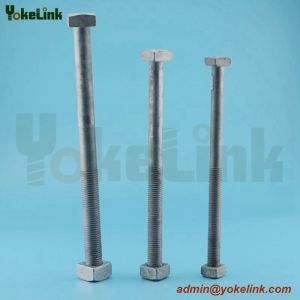 High tensile HDG ANSI C135.10 Sq bolt For Transmission tower