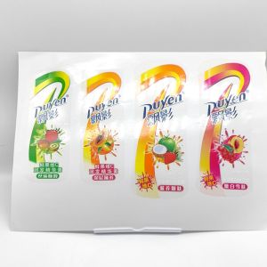 Buy cheap CMYK Cosmetic Sticker Design Rectangular PVC Pantone Cosmetics White Label from wholesalers