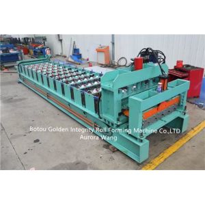Buy cheap 15m/Min Glazed Tile Roll Forming Machine 415v Metal Roof Tile Making Machine from wholesalers