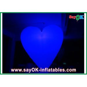 Buy cheap Party Decoration Inflatable Heart Diameter 2m With 12 Led Lighting Colors from wholesalers