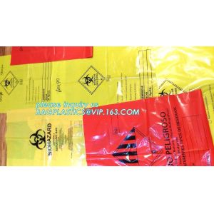 Linear Low-Density Polyethylene Medical Waste Bags Ideal for use in hospitals,