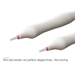 Buy cheap #21 Blade White Disposable Eyebrow Shading Pen Permanent Makeup Manual Eyebrow Tattoo Pen from wholesalers