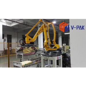 Buy cheap 0.7MPa High Speed Robotic Automatic Palletizer Machine from wholesalers