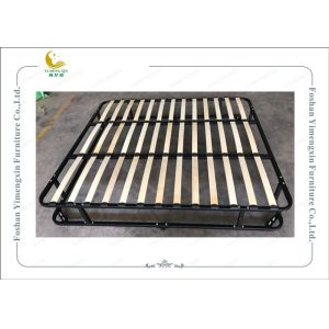 Double Deck Iron Bed Frame With King Or Queen Size , Knock Down Bed Frame