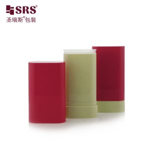 20g Oval Shape Empty PP Stick Twist Up Personal Care Container deodorant