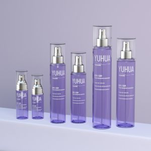 40ml-300ml Capacity Plastic Spray Bottle Clear Round