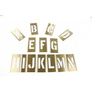 Buy cheap Brass Adjustable Letter And Figure Stencil Set For Paint from wholesalers