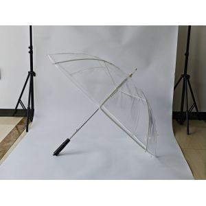 Buy cheap 130cm Open Diameter 705g Weight 8 Ribs Compact Golf Umbrella with Pongee Material and Straight Handle from wholesalers