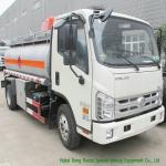 FOLRAND 3000L Mobile Fuel Transport Trucks , Propane / Gasoline Tanker Truck
