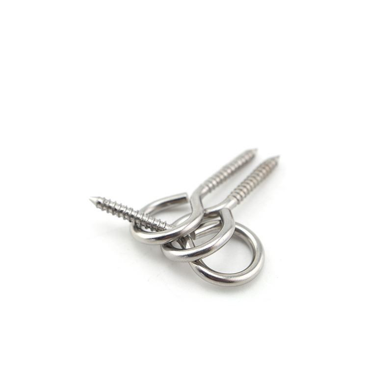Buy cheap SS 316 A2 Metal Zinc Plated Screw Eyes Self Tapping Custom Dimension from wholesalers
