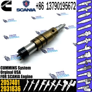 Buy cheap Diesel Engine Common Rail Fuel Injector 2057401 2872544 2897320 1933613 2030519 For Cum-mins SCANIA from wholesalers