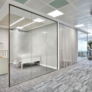 Buy cheap Slim Frame Glass Partition Wall with 10 Years Warranty and Working Temp -20 to +60 from wholesalers