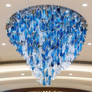 Buy cheap Hotel Lobby Drop Chandelier Lights Stairwell Chandelier Modern OEM ODM from wholesalers