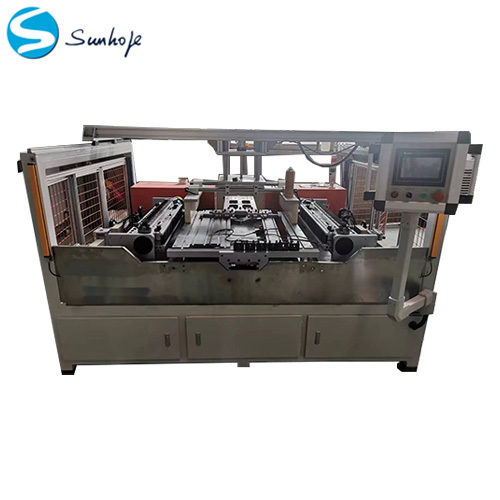 Quality Adjustable Frequency Radiator Core Builder Machine For 6-8 Cylinders for sale