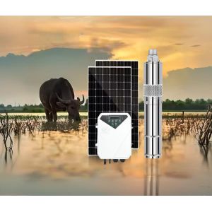 Buy cheap Optimum Input Voltage 60V-90V DC Solar Water Pump with MPPT Controller Type and Max Flow 3.8m3/h from wholesalers