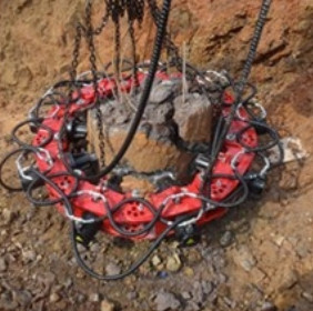 Buy cheap Color Customized Pile Cutting Pile Breaker Machine for 1460-1970mm dia from wholesalers