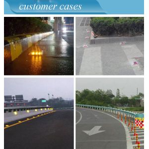 solar led reflector with Aluminum Alloy Shell Lithium Battery Power 2pcs LED