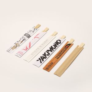 Buy cheap Paper Pack Natural Bamboo Disposable Twin Chopstick For Households from wholesalers