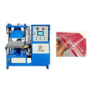 Buy cheap FuLund silicone hot press double head hot pressing plate vulcanizing machine silicone product making machine from wholesalers