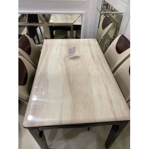 Buy cheap Solid Wood Frame Contemporary Dinette Sets High Temperature Resistance from wholesalers