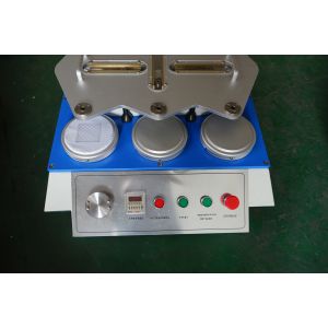 Automatic GB8809 Leather Testing Machine , Textile Abrasion Testing Machine