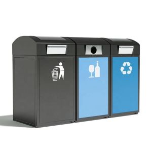 Buy cheap Combinable 105L Multi Compartment Trash Can from wholesalers