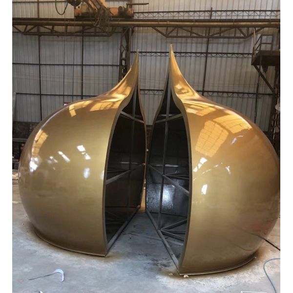 Buy cheap Islamic Architecture Golden Mosque Dome Custom Made In China Manufacturer from wholesalers